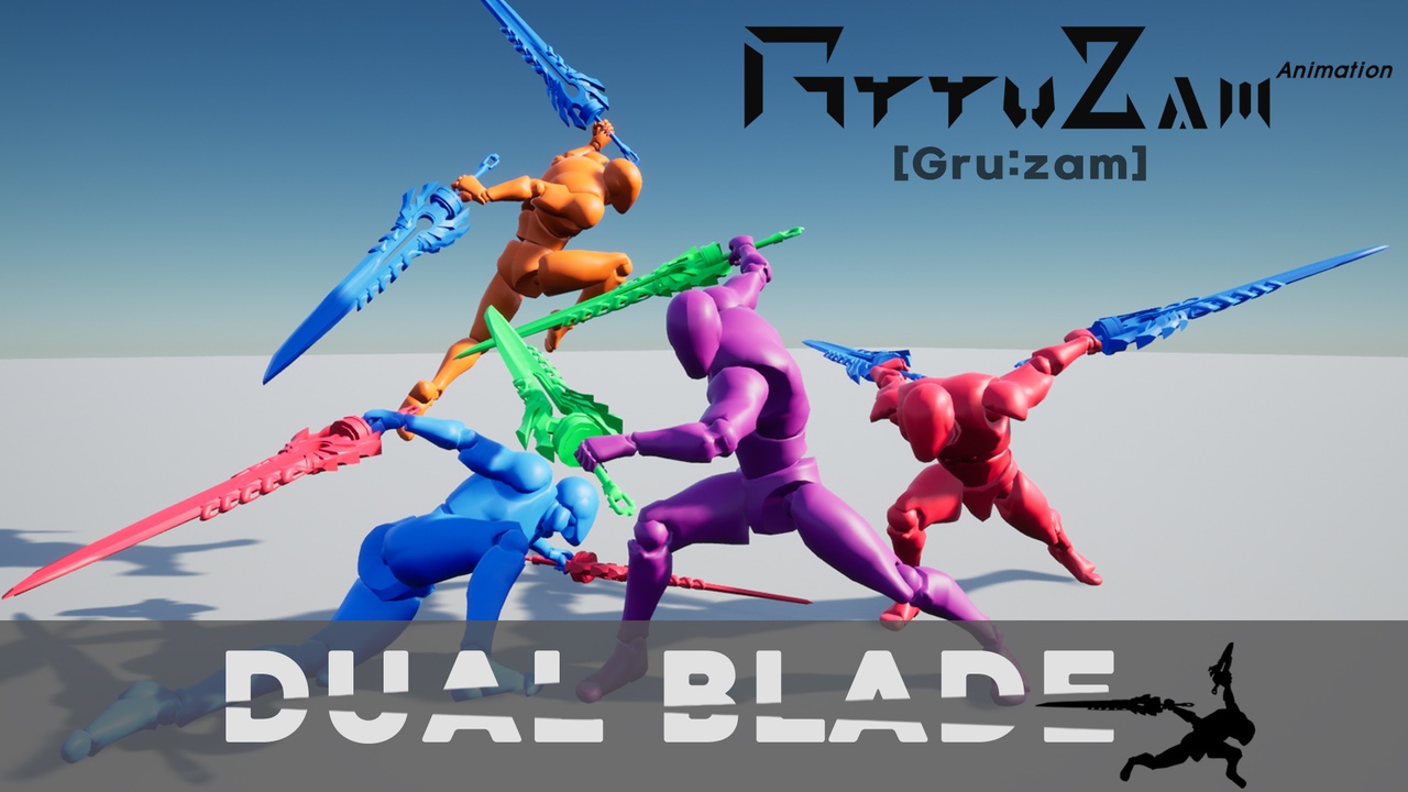 Media 1 for listing Stylish Dual Blade Pack Action RPG & TPS & TopDown Game.