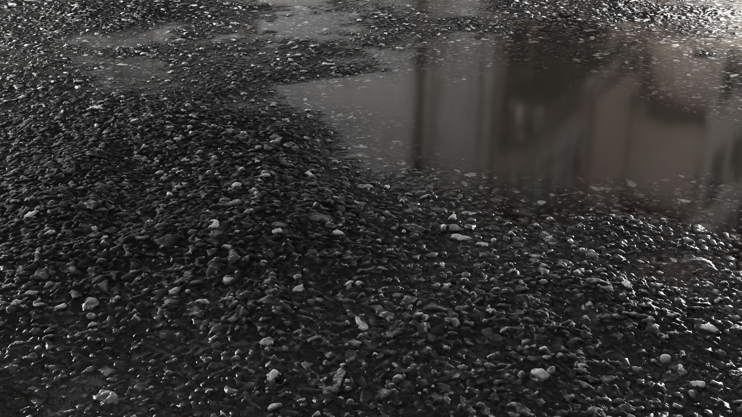 Media 1 for listing Wet Asphalt 8K PBR Texture