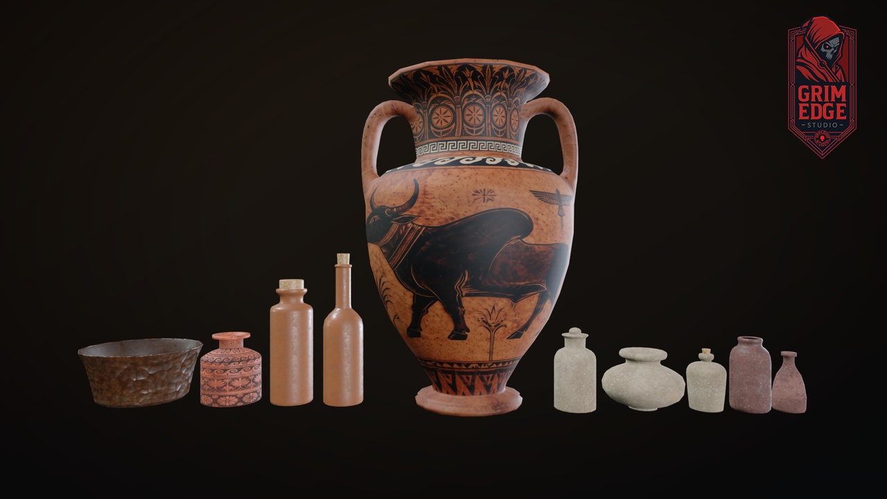 Media 1 for listing Medieval Pottery Pack