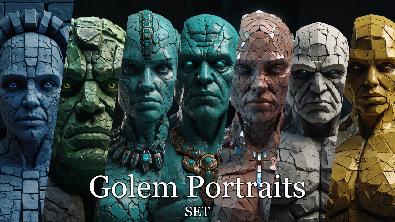 Media 1 for listing Golem Portraits