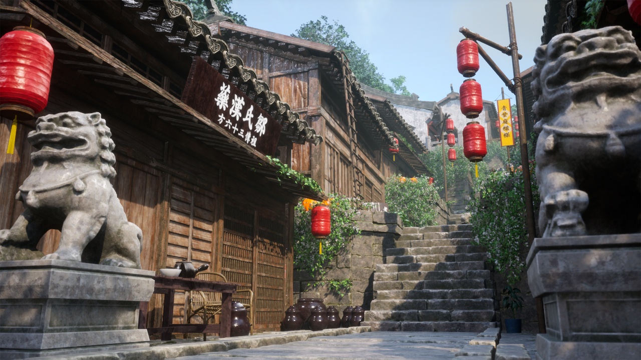 商品 Modular Chinese mountain town 的媒体 1