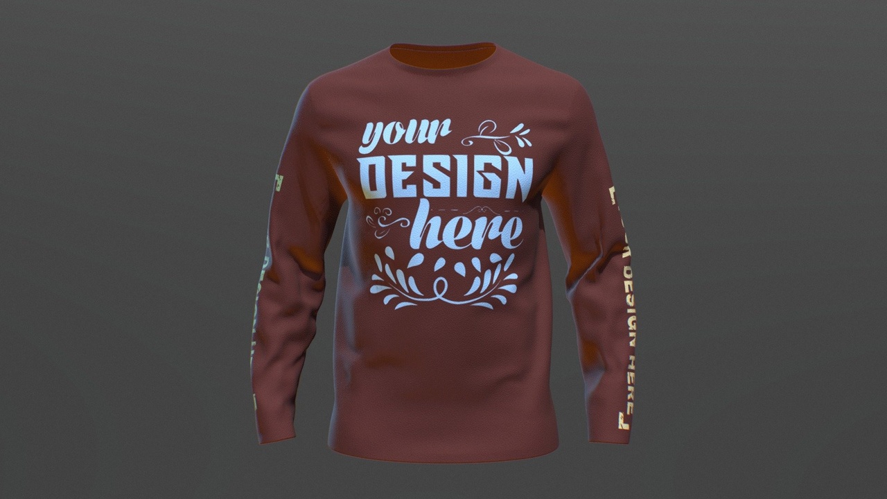Media 1 for listing T-shirt Long Mockup