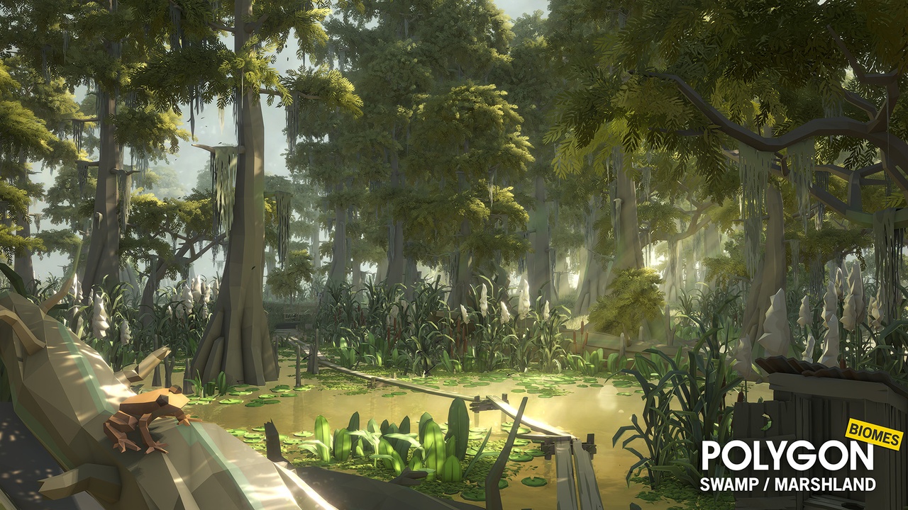 Media 1 for listing POLYGON - Swamp Marshland - Nature Biomes