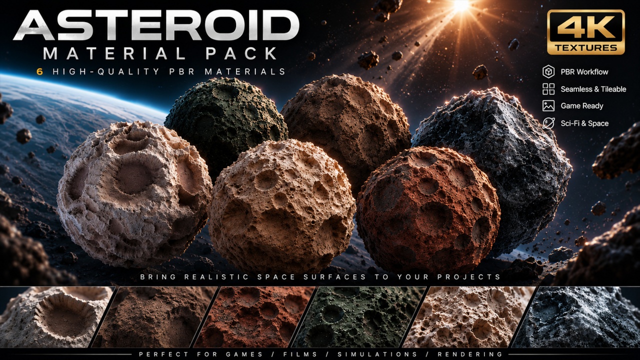 Media 1 for listing Asteroid Material Pack