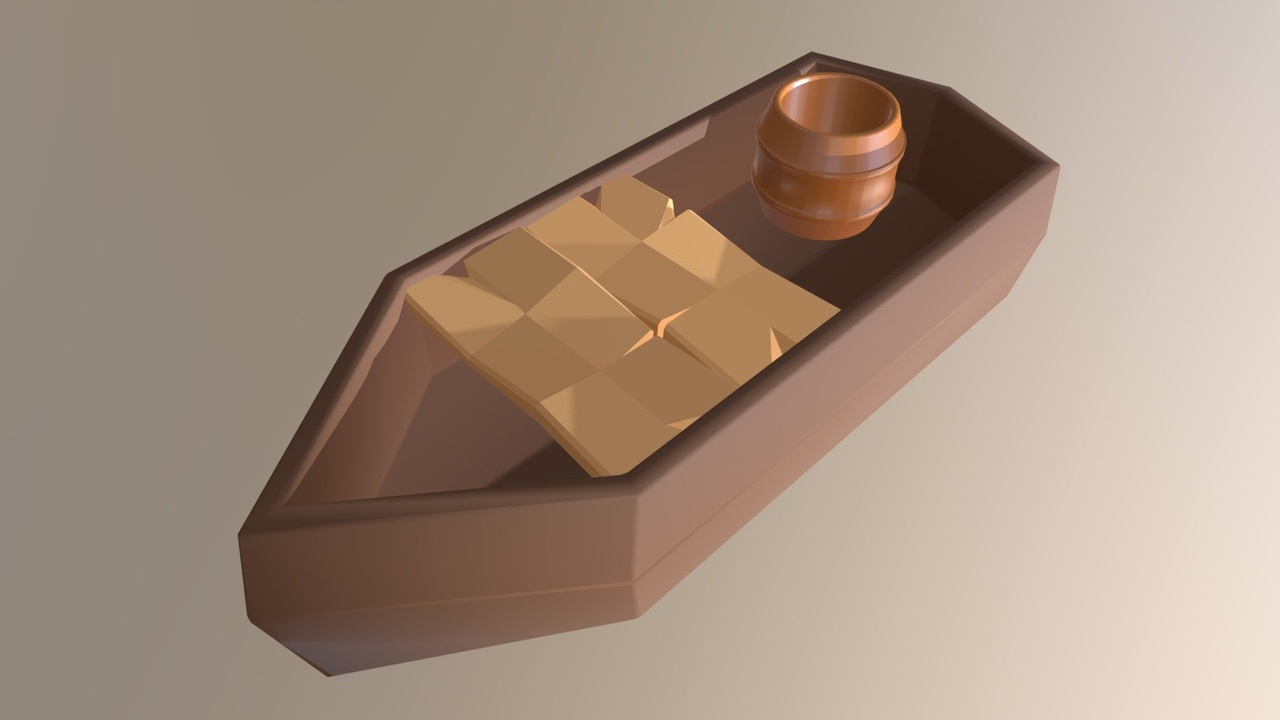 Media 1 for listing Boat Low Poly Game Ready
