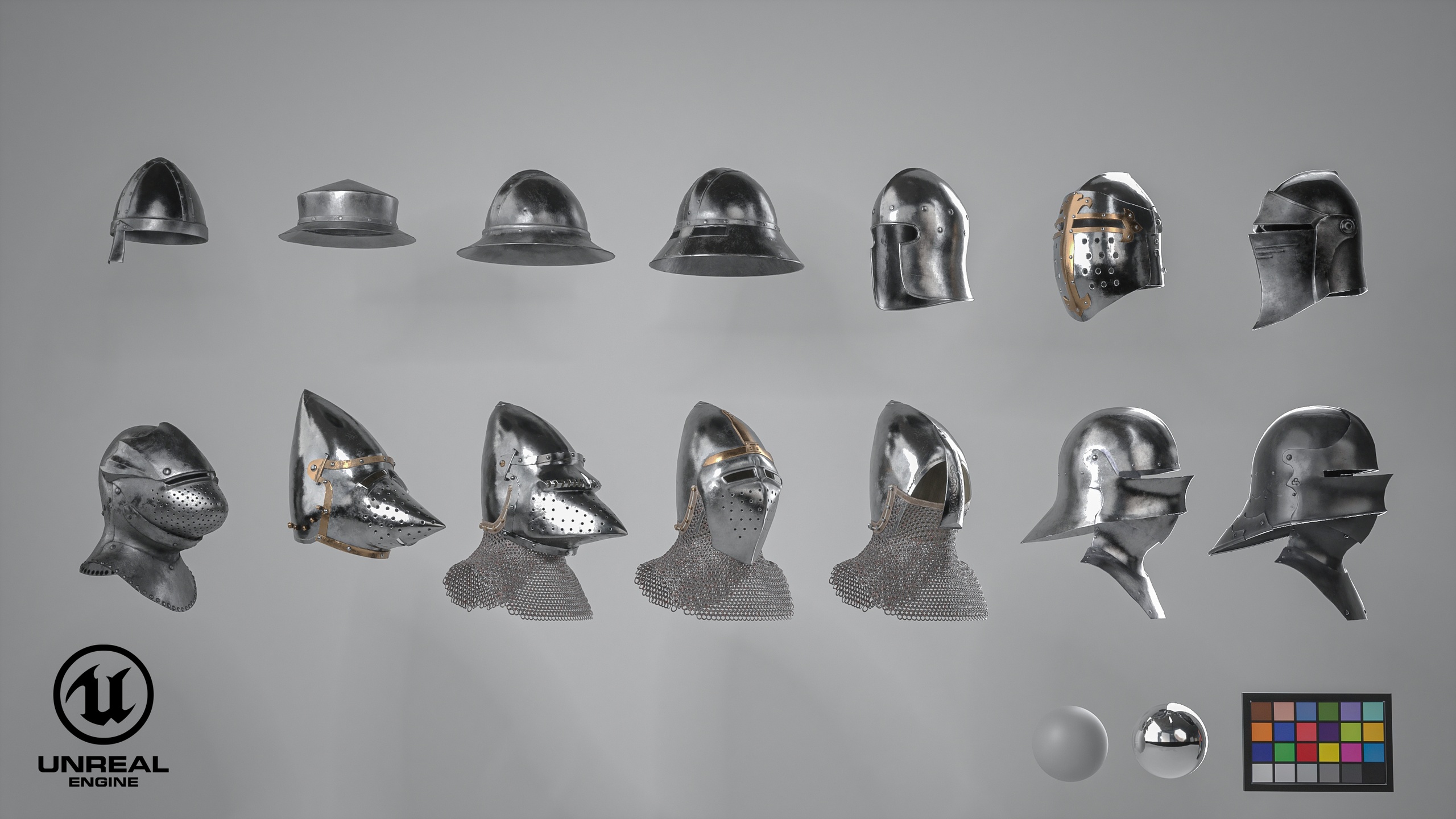Media 1 for listing Medieval_Helmets_Collection
