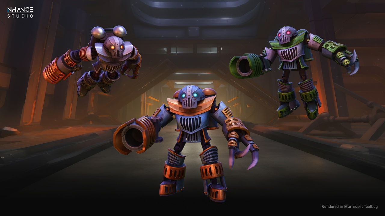 Media 1 for listing Stylized Steel Guardian