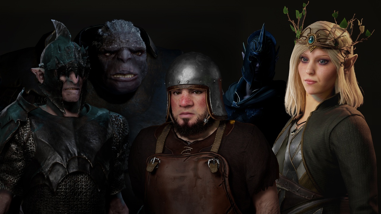 Media 1 for listing Fantasy Bundle: Dwarfs Elves and Orcs
