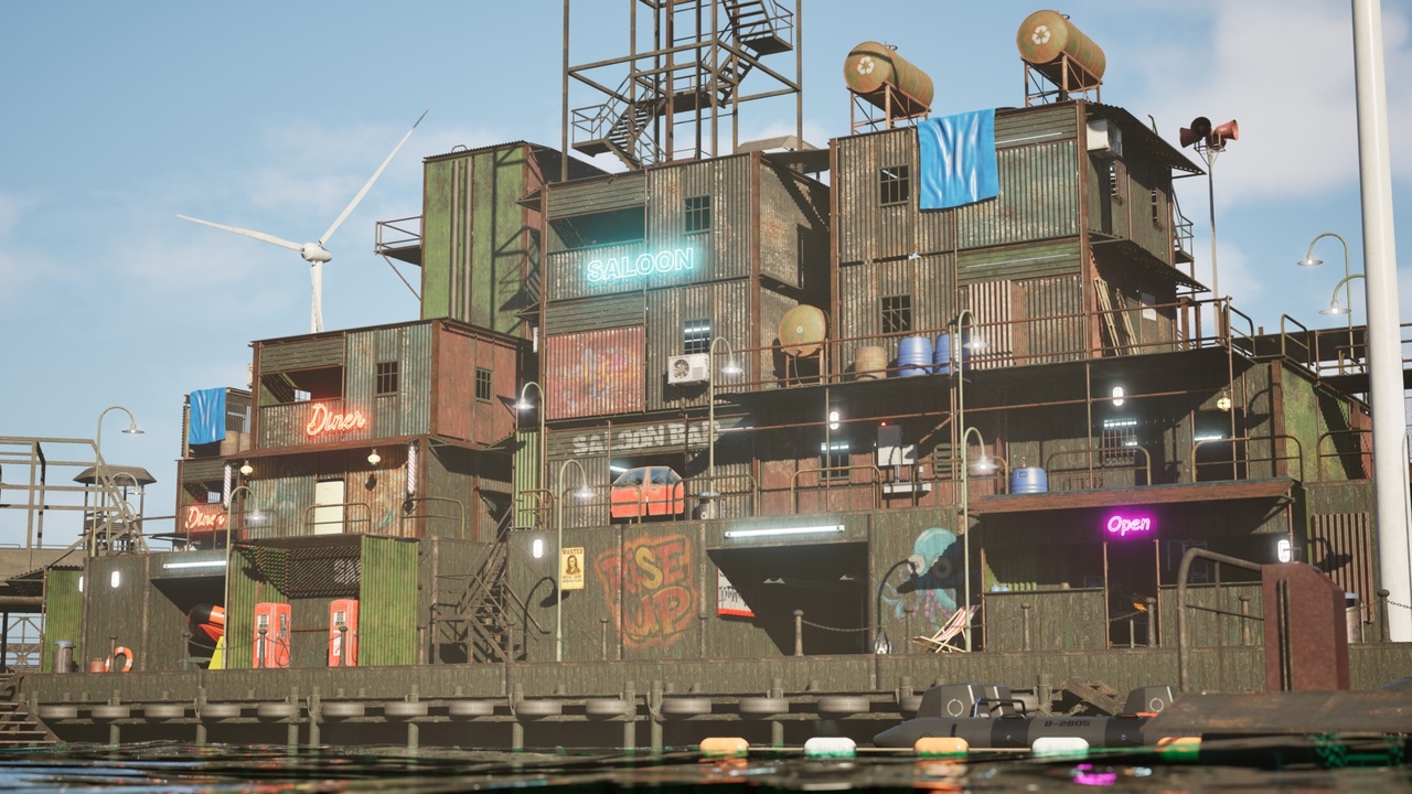 Flood Land Shanty Town | Fab