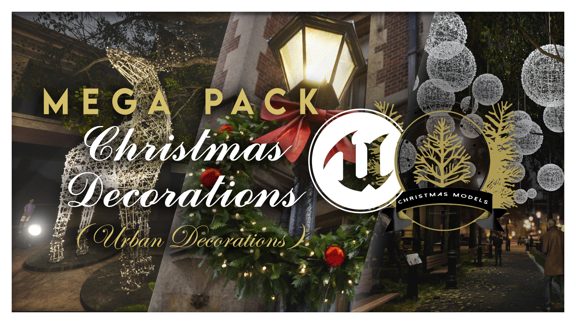 MEGA PACK CHRISTMAS DECORATIONS (A) | Fab
