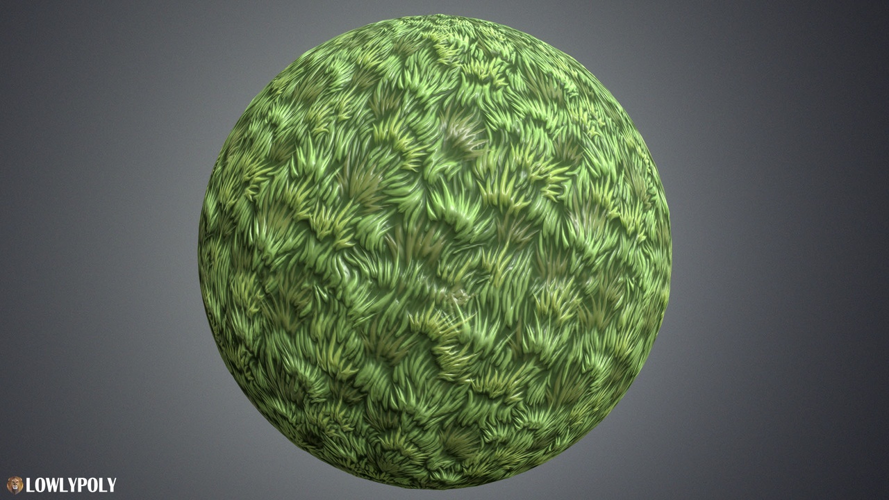 Media 1 for listing Grass Vol.42 - Hand Painted Textures