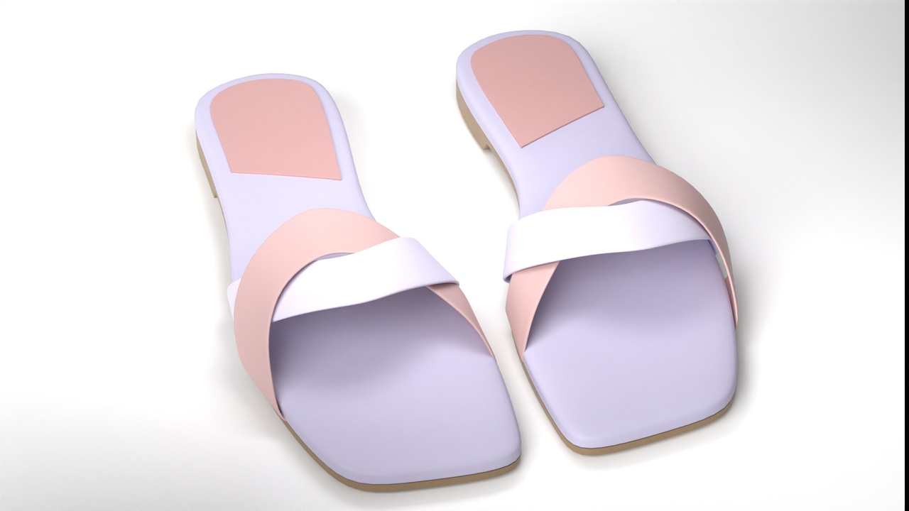 Media 1 for listing CLOSHO Slip-On Flat Sandals – Minimal Women’s Footwear