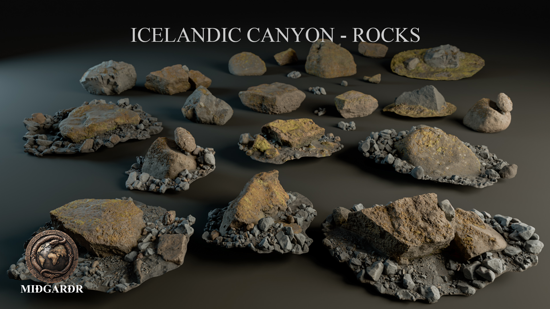 Iceland Rectangle Rocks Icelandic Canyon - Rocks | Fab