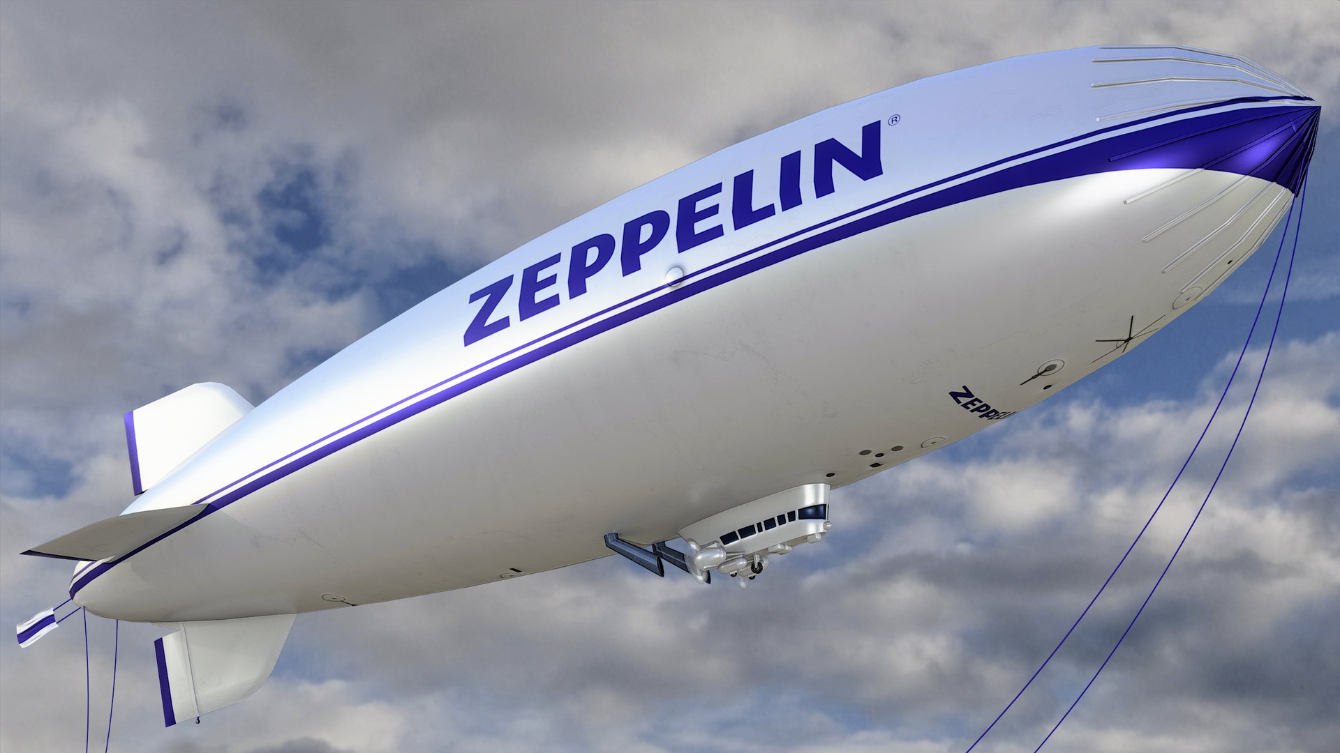 Media 1 for listing Animated Airship Blimp 1 - Lowpoly PBR