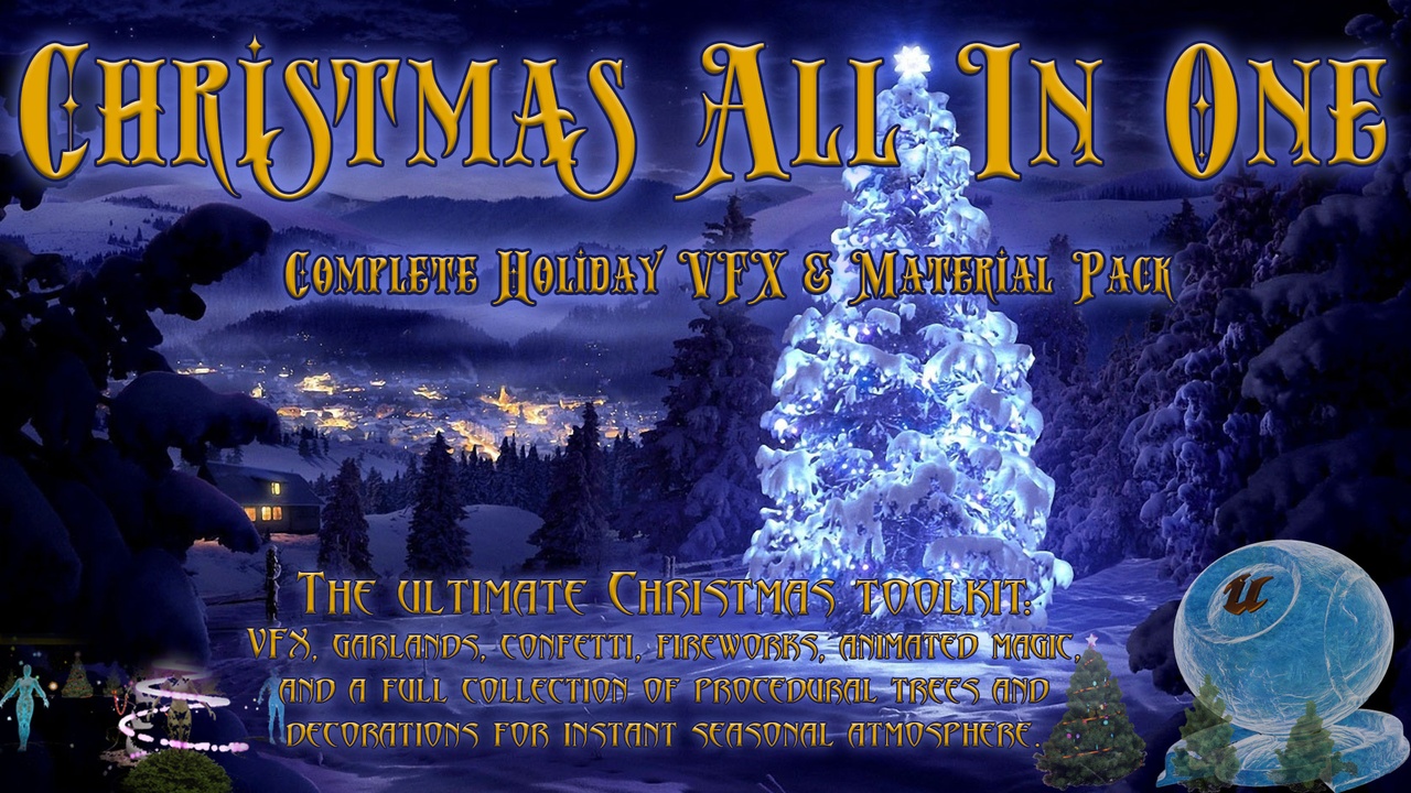 Media 1 for listing Christmas All In One — Complete Holiday VFX & Material Pack
