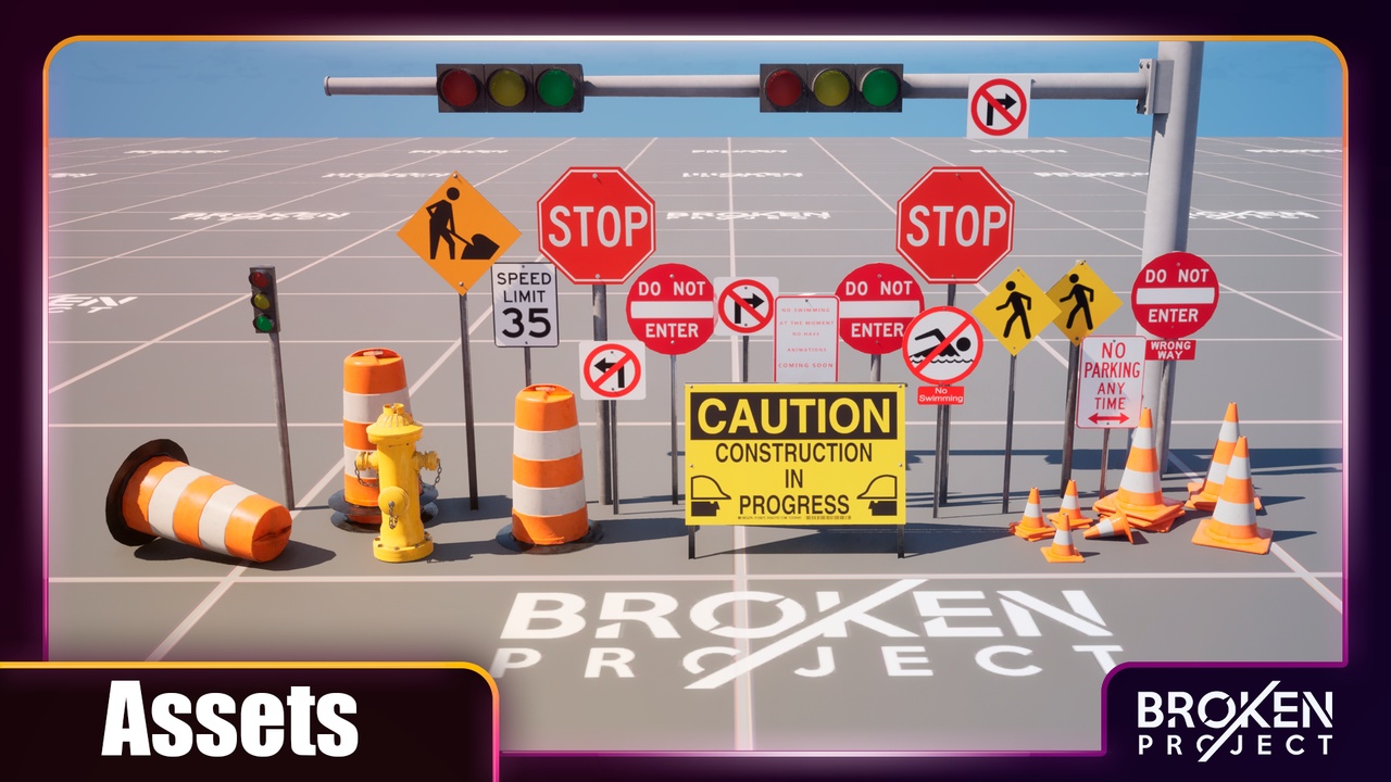 Media 1 for listing Traffic Sign Pack VOL1