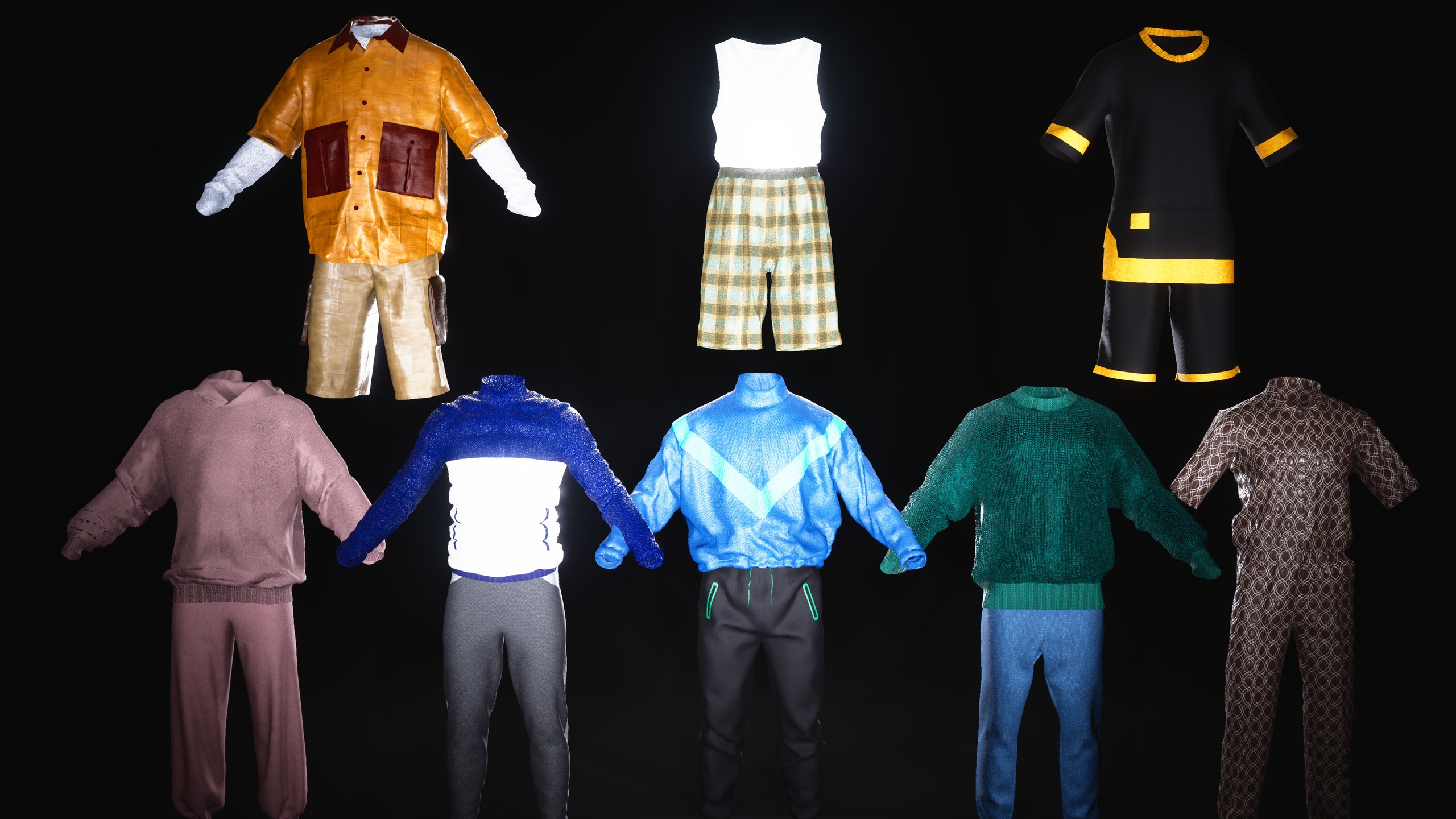 Media 1 for listing MetaHuman Male Outfit Pack