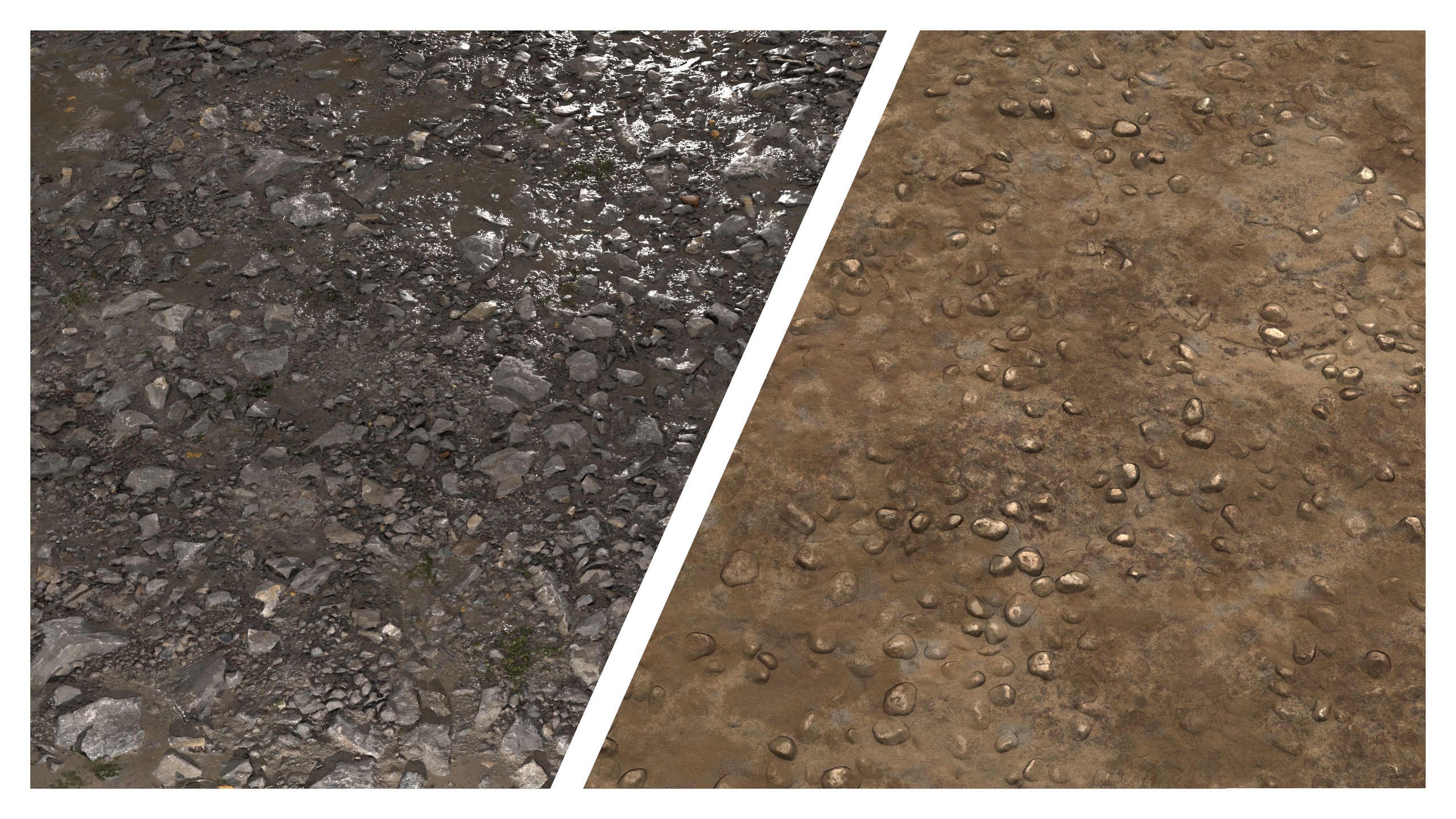 Media 1 for listing Footpath 8K PBR Texture Combo