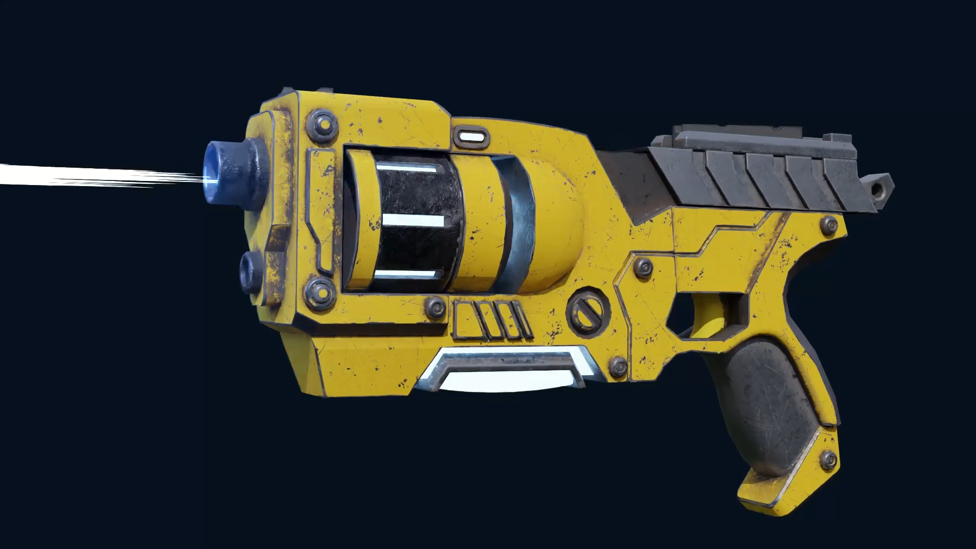 Sci-Fi Gun | Rigged | Fab