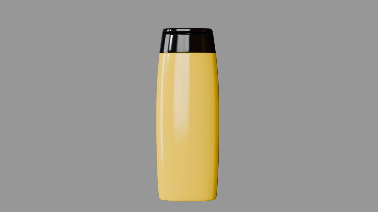 Media 1 for listing Shampoo Bottle with Flip Top Cap Cosmetic Plastic Container