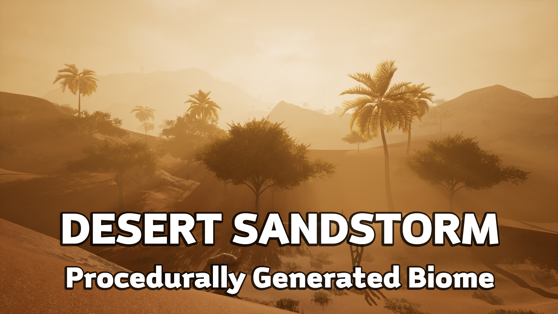 Landscape Procedural Desert - Sandstorm | Fab