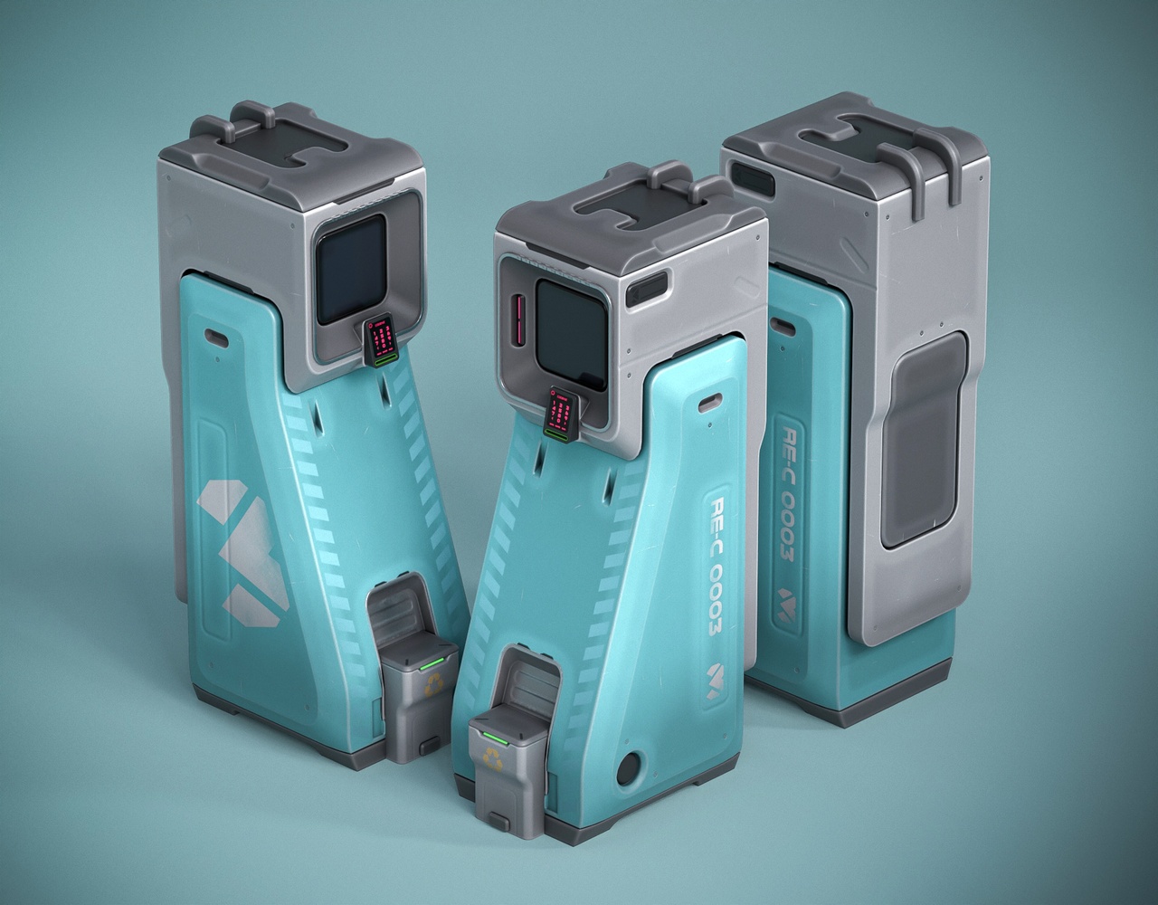 Media 1 for listing Sci-fi Console X3 PBR