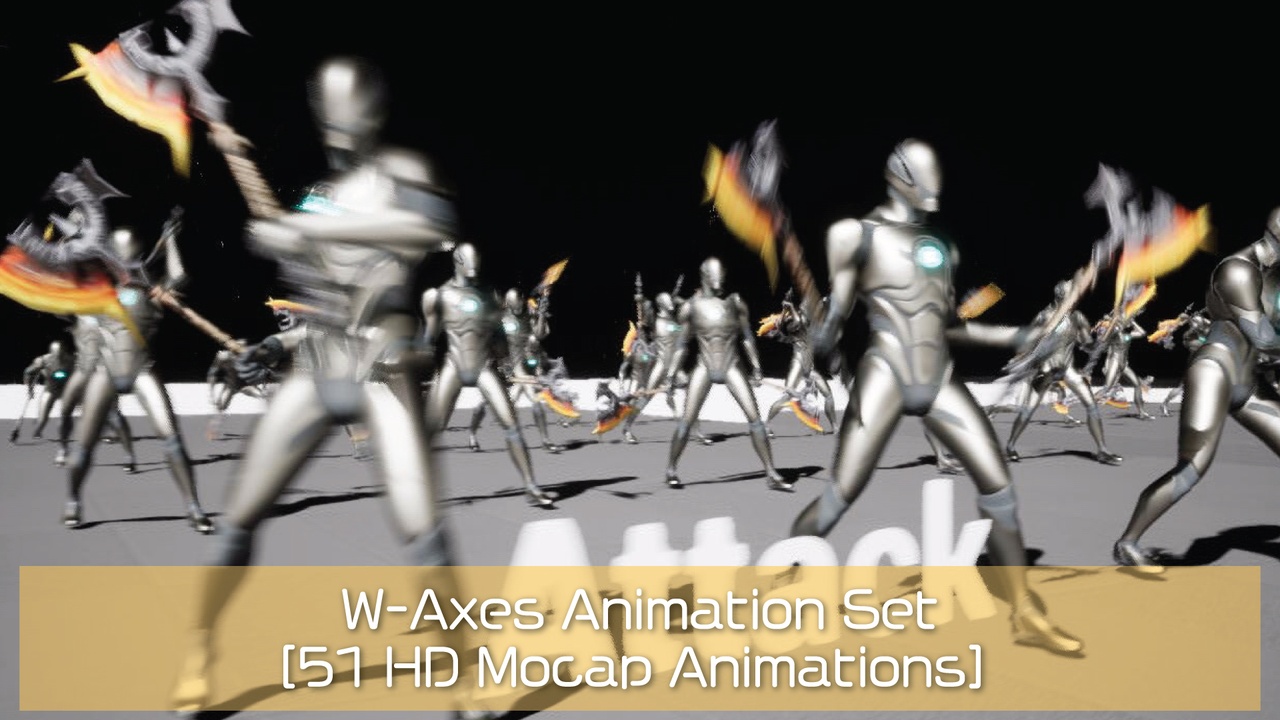 商品 W-Axes [51 HD Mocap Animations] 的媒体 1