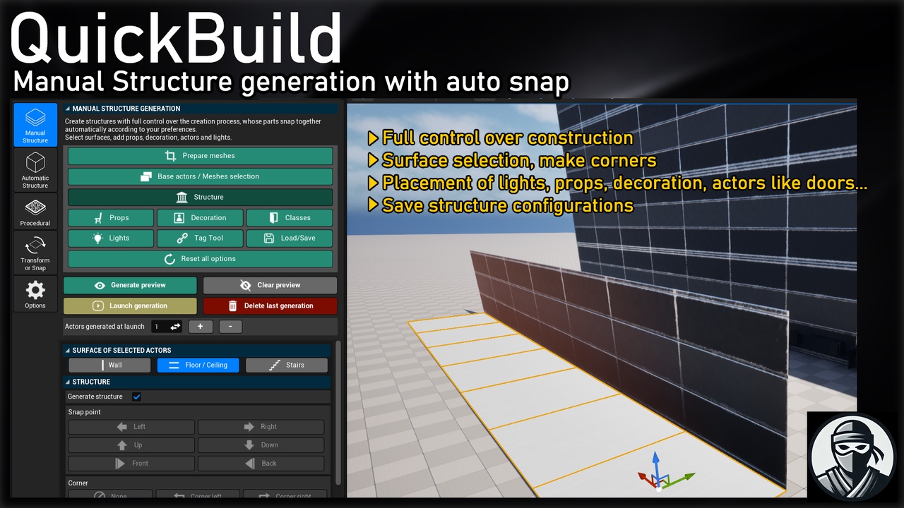 QuickBuild Level Design Toolkit | Fab