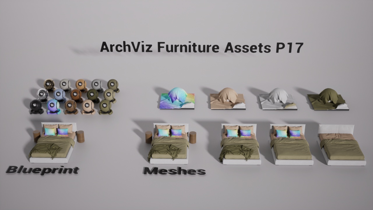 Media 1 for listing ArchViz Furniture Assets P17