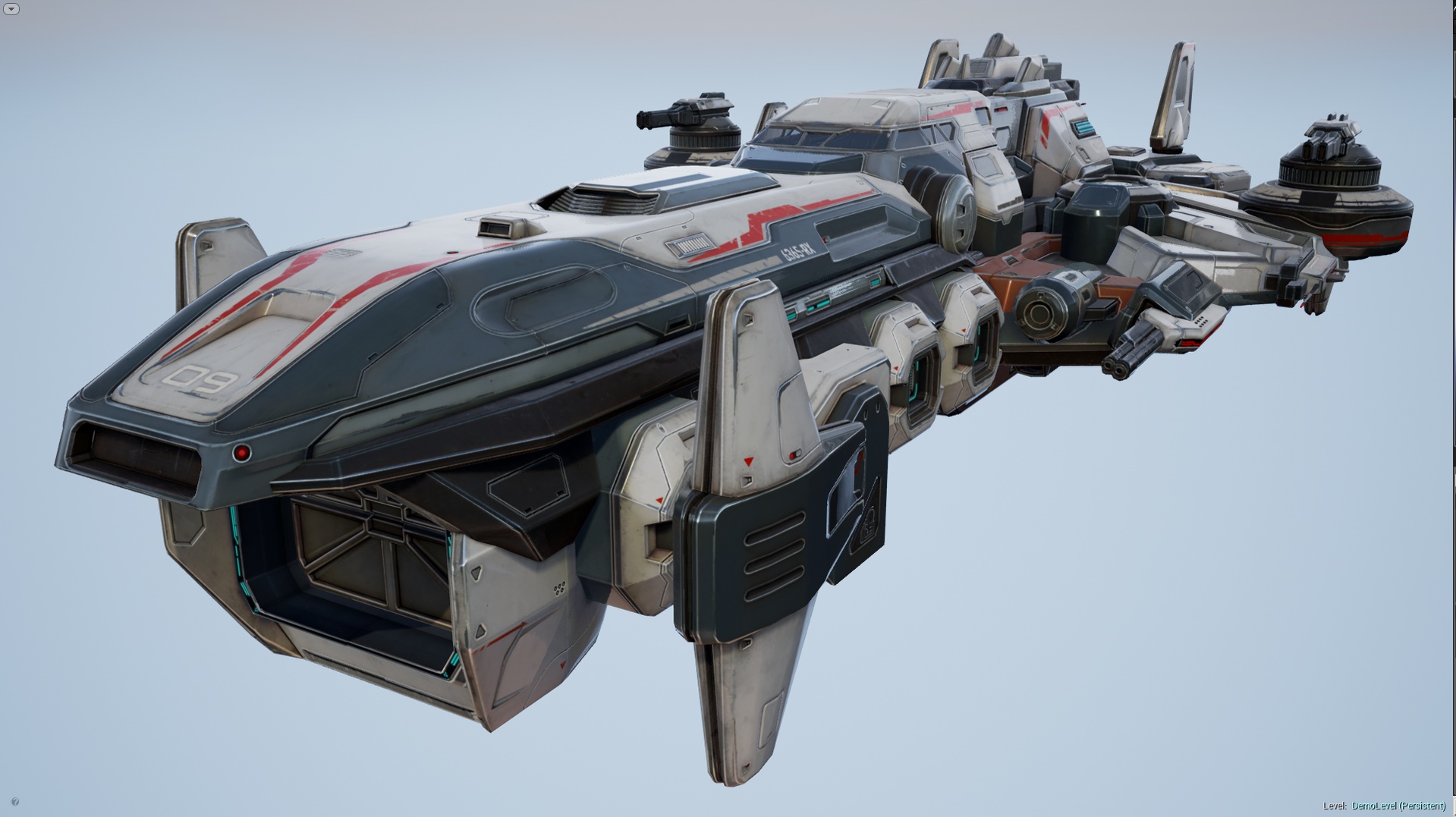 Media 1 for listing Spaceship Nemesis - low poly