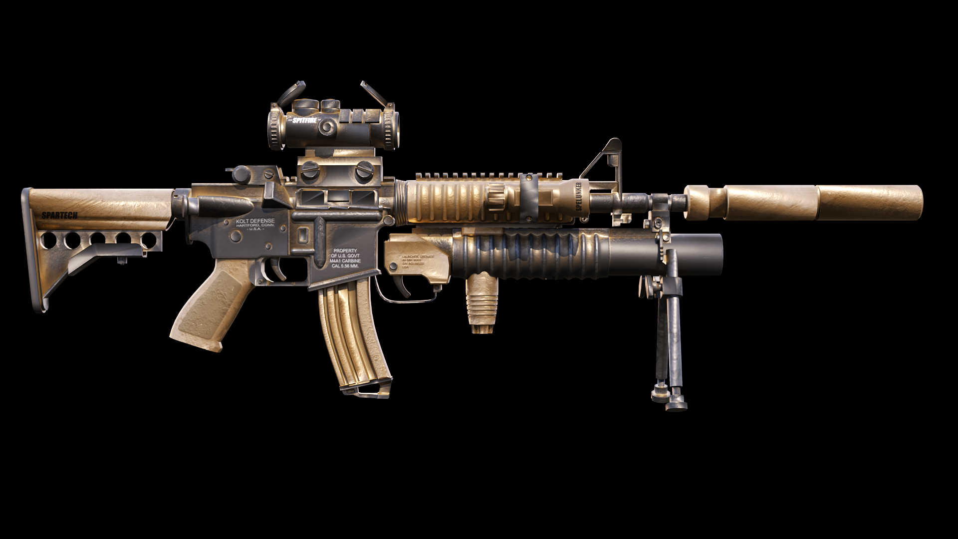 SIG MCX Spear XM7 Assault Rifle Modern Game Ready Weapon | Fab