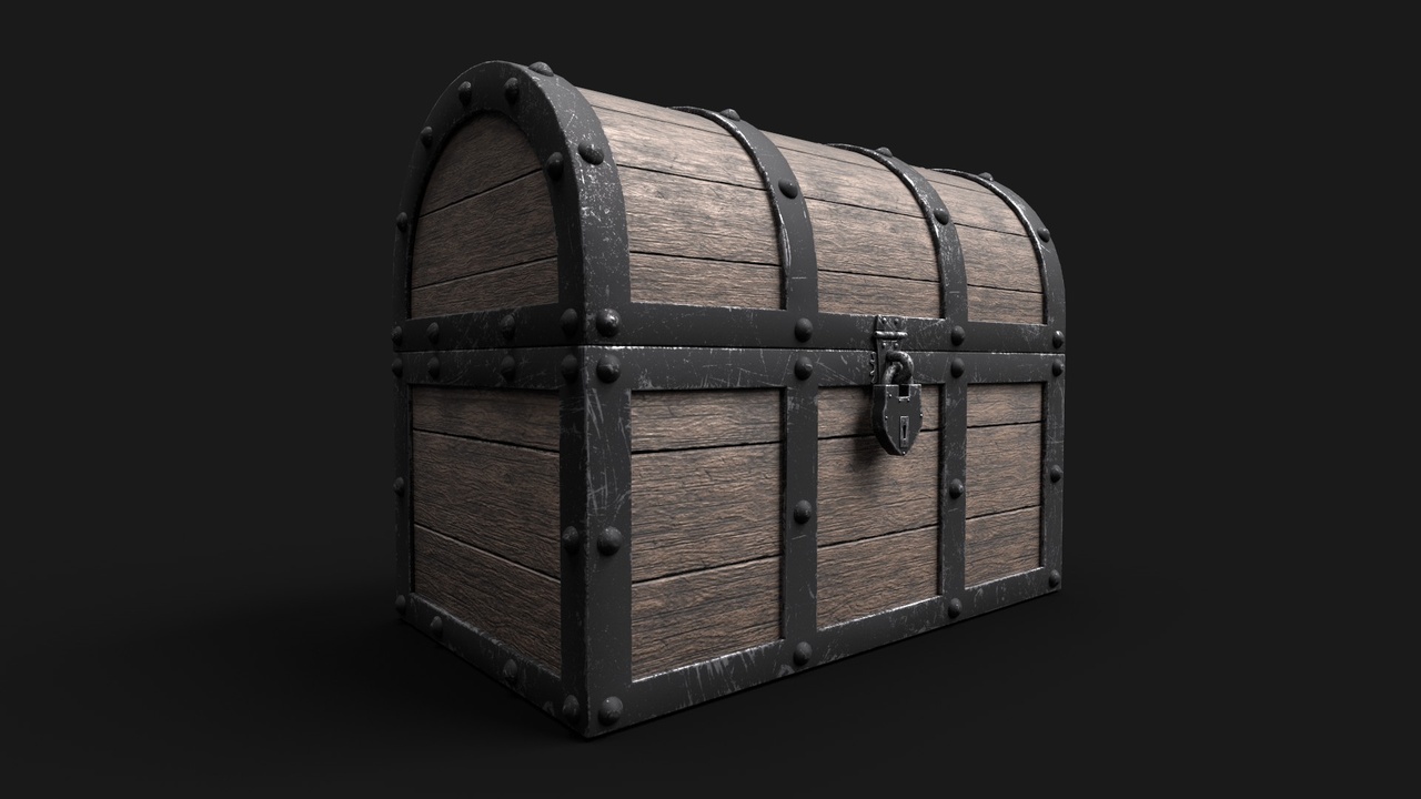 Media 1 for listing Chest Medieval M4