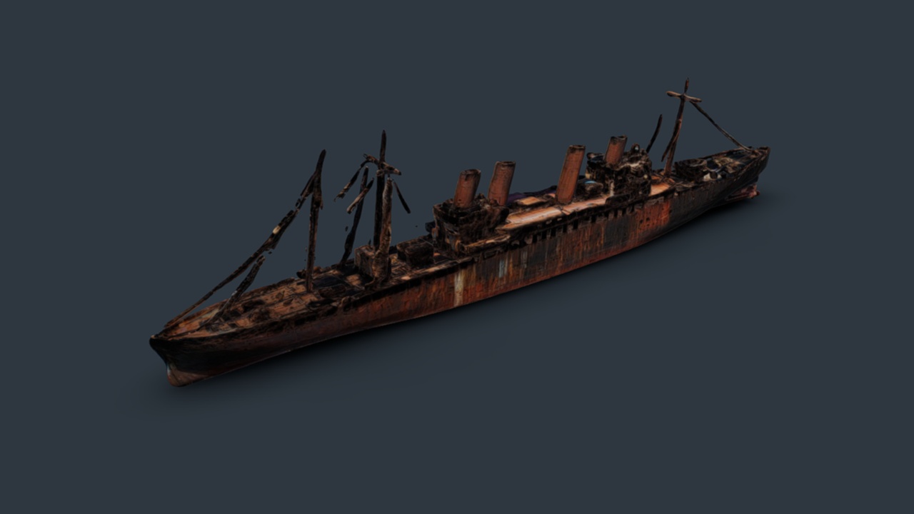 Media 1 for listing Cargo ship wreck 003
