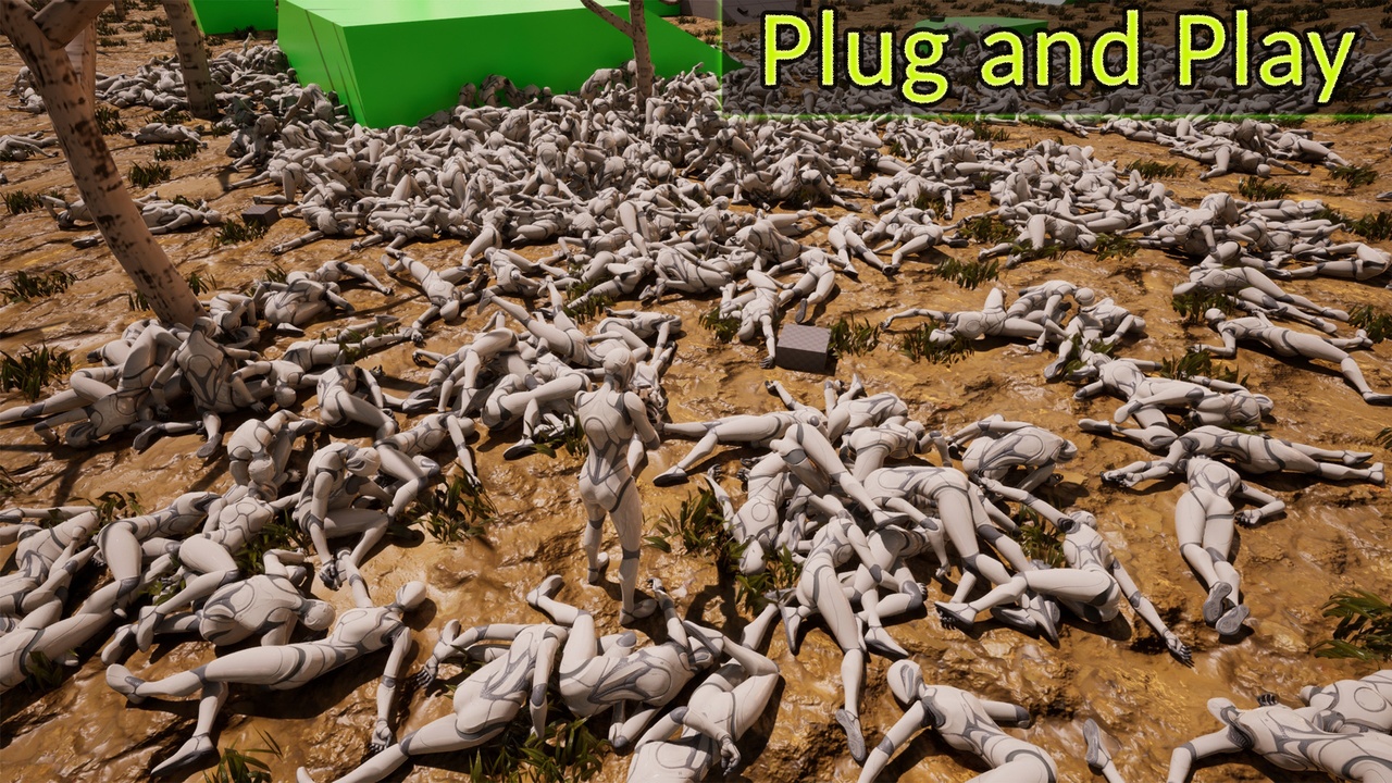 Media 1 for listing Chaos Battleground - Ragdoll Corpse Freezing & Culling