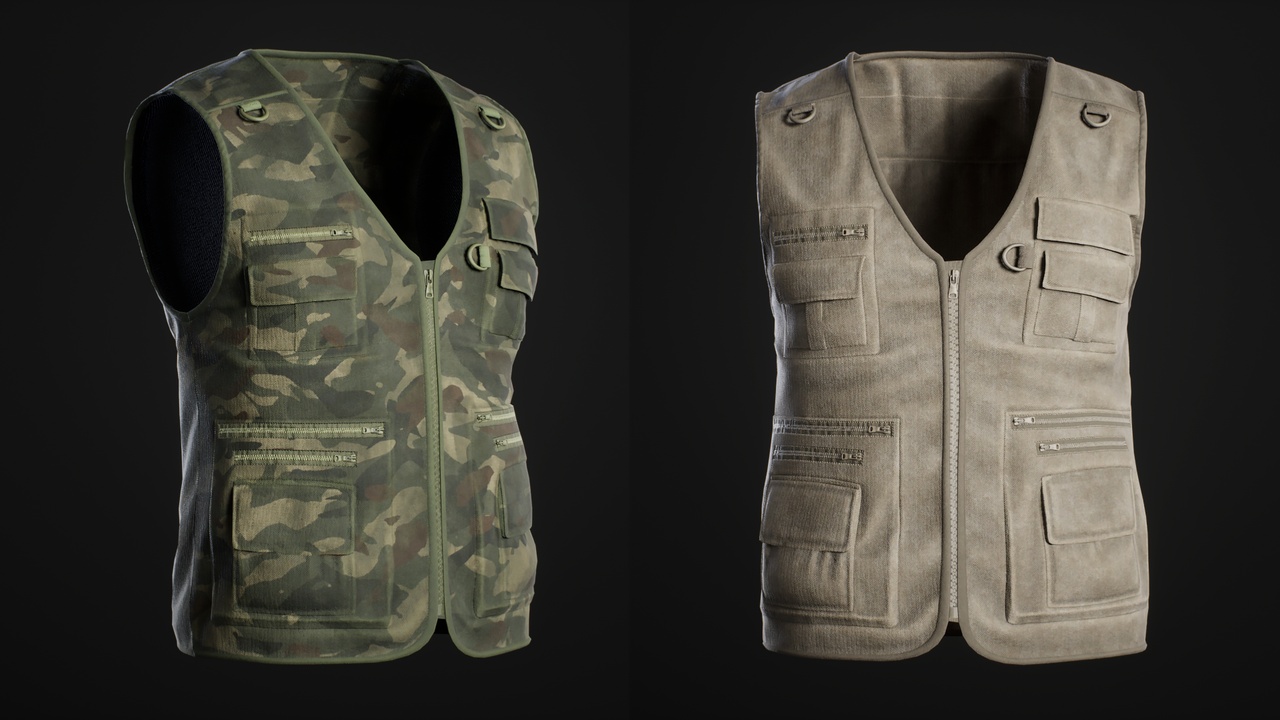 Media 1 for listing Vest Hunter 01 - Metahuman