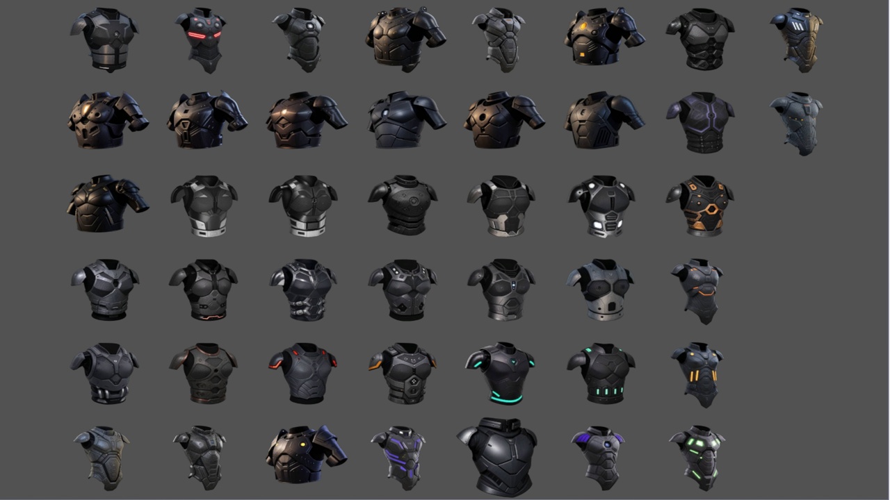Media 1 for listing Sci-Fi Armor Icon Pack