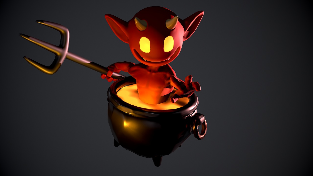 Media 1 for listing Stylized Devil