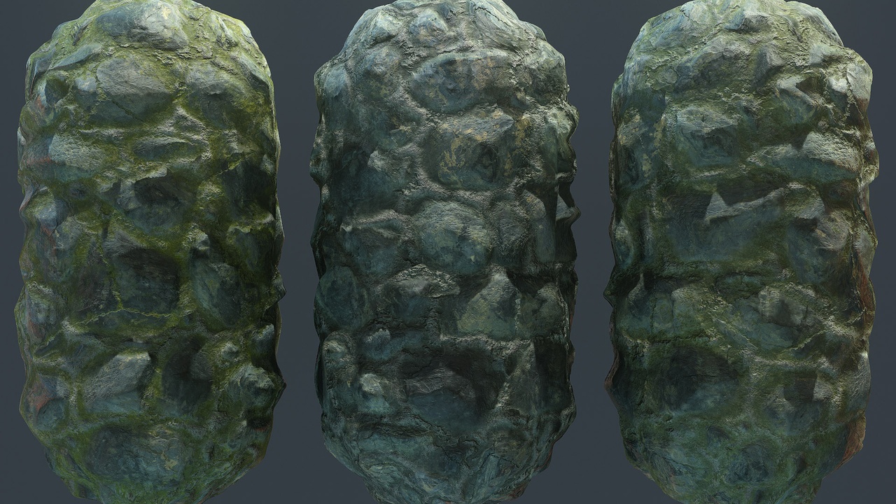 Média 1 pour l'article Stone Wall PBR Materials VOL.11.2