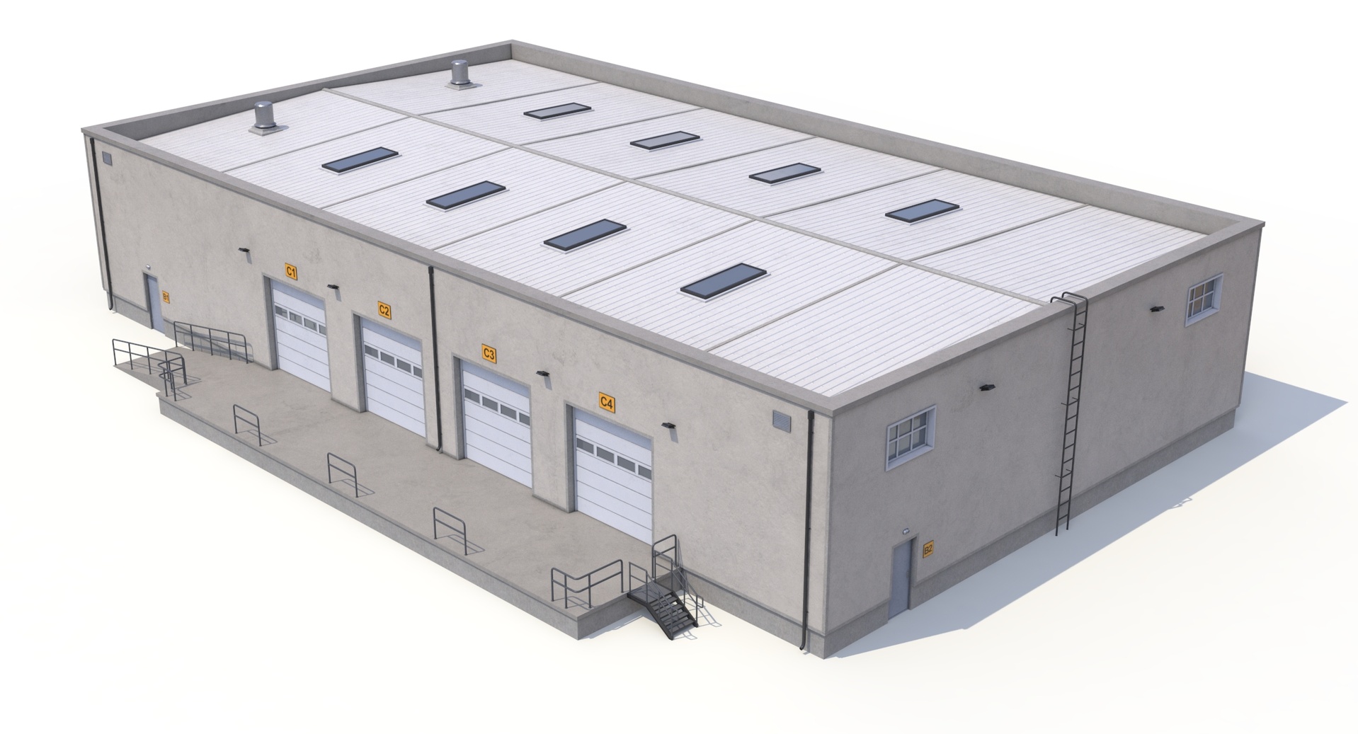 Media 1 for listing Concrete Industrial Building PBR