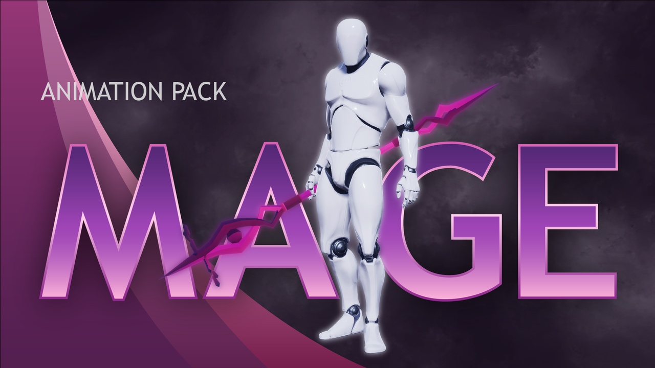 Media 1 for listing Mage Animation Pack