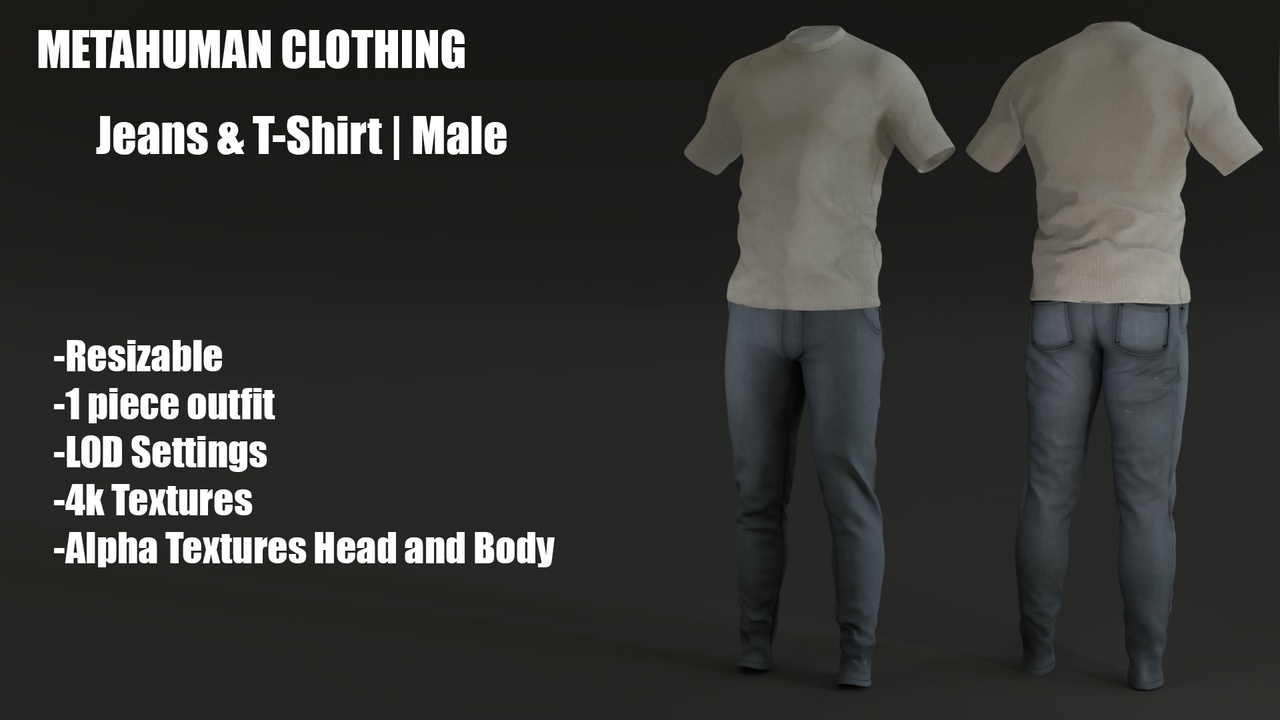 Media 1 for listing Jeans & T-Shirt | Male