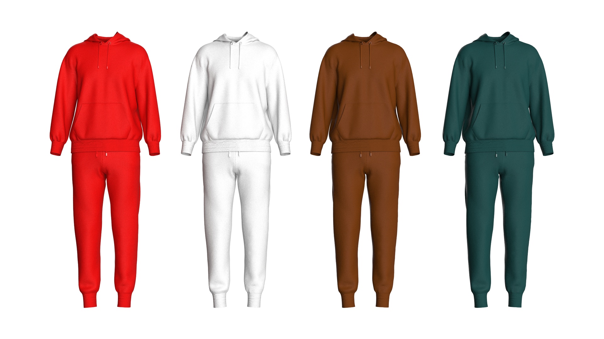 Media 1 for listing Men Hoodie And Jogger - 4 Colorway | High Poly