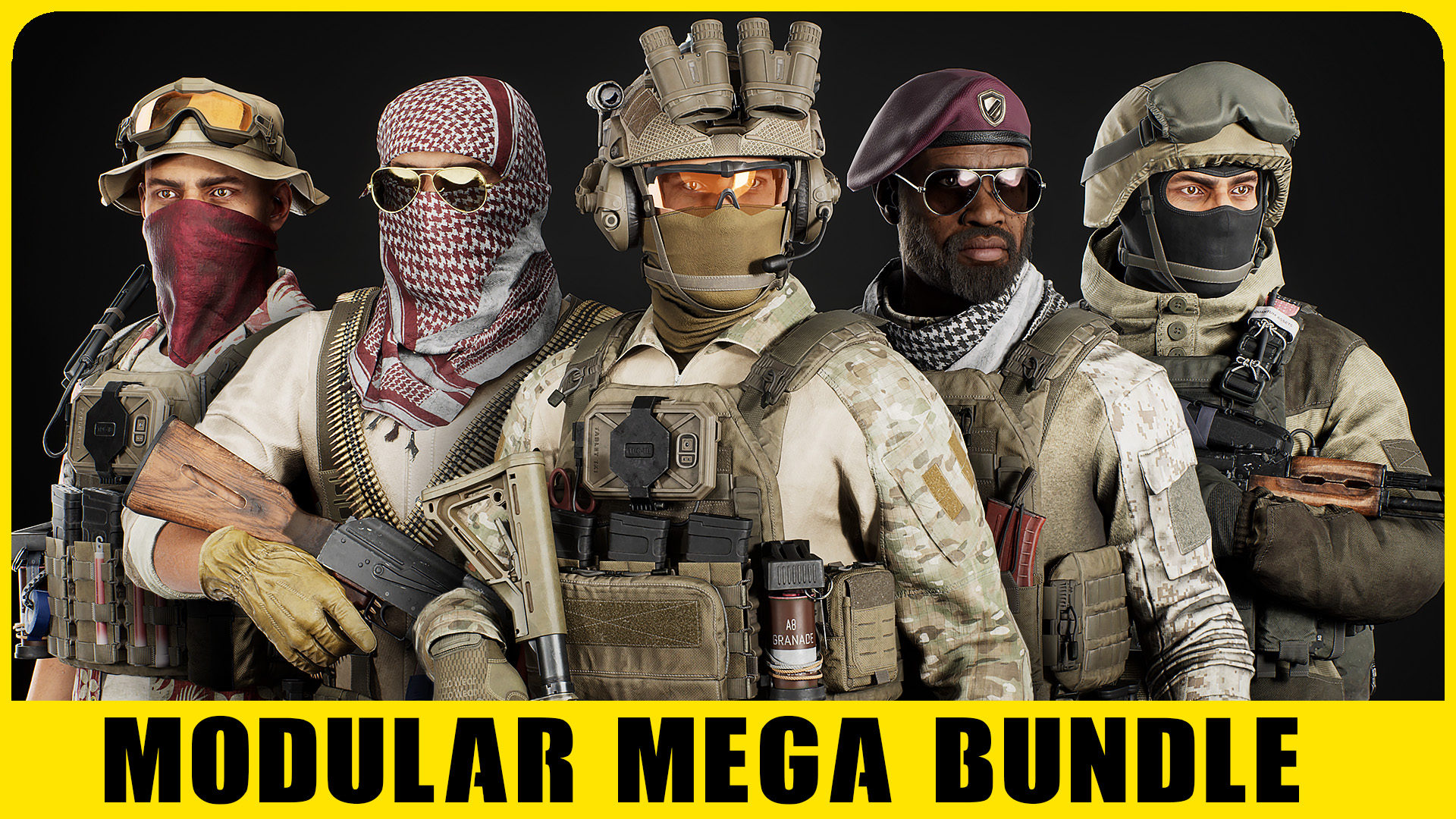 Modular Character Mega Bundle | Fab