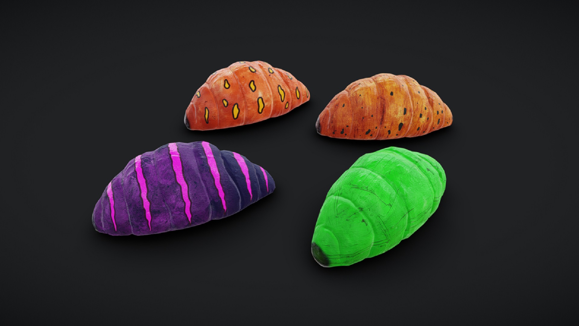Fat Worm 2 3D (Game-ready) | Fab