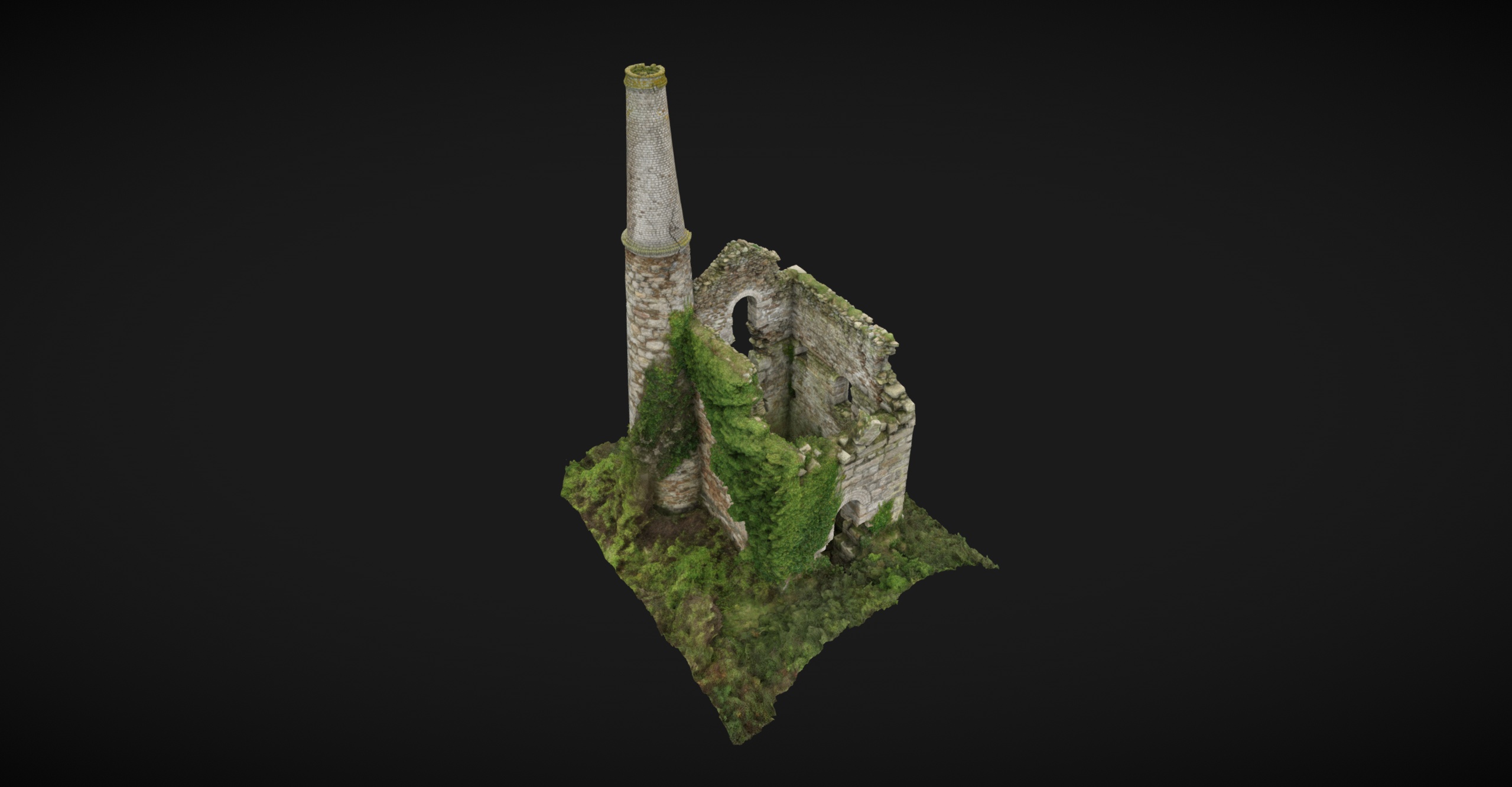 Media 1 for listing Old Mine Building Ruin with Chimney