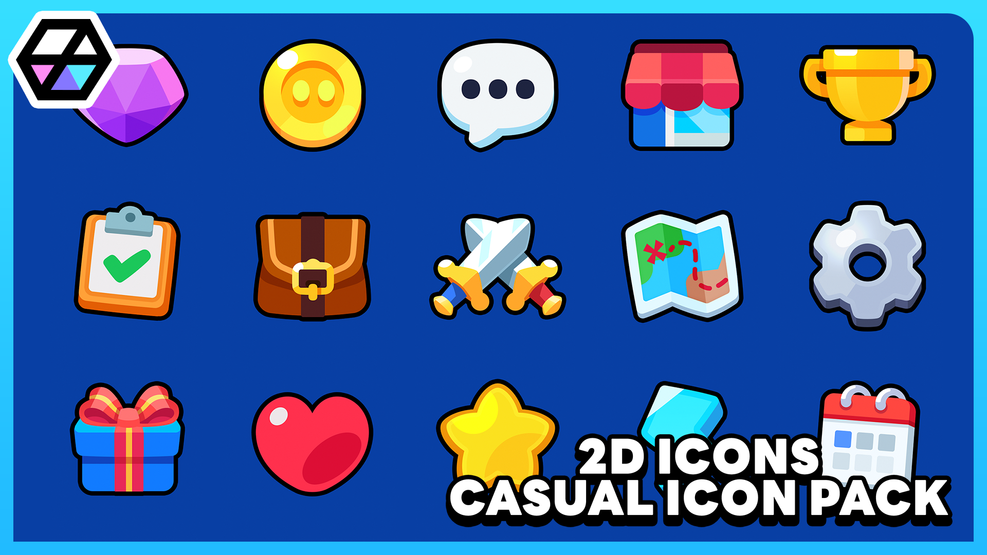 2D Icons - Casual Icon Pack | Fab