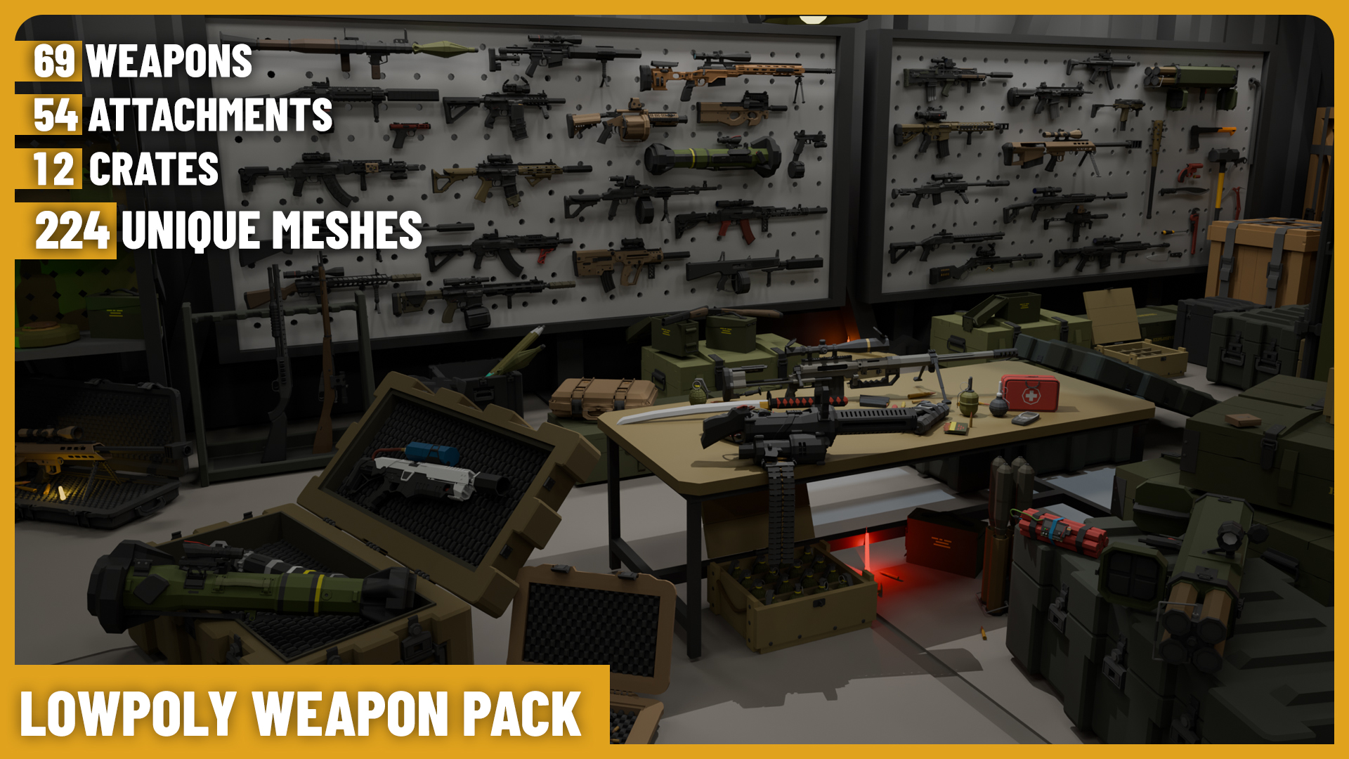 Lowpoly Weapon Pack