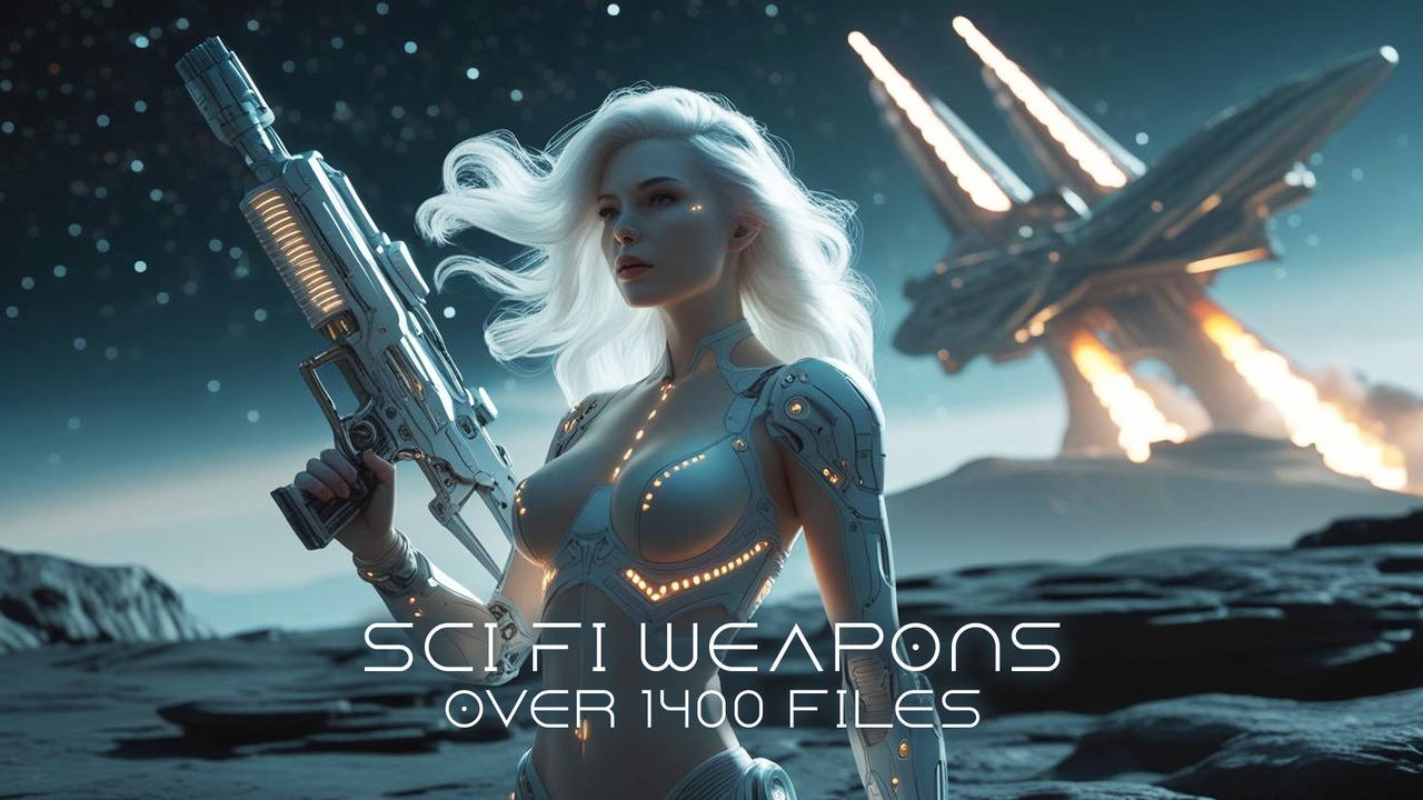 Media 1 for listing Sci Fi Weapons