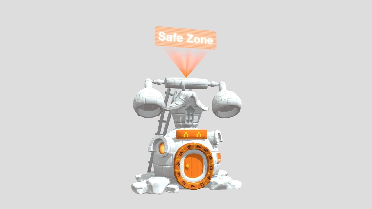 Media 1 for listing Orange Safe Zone [Igloo] Phone