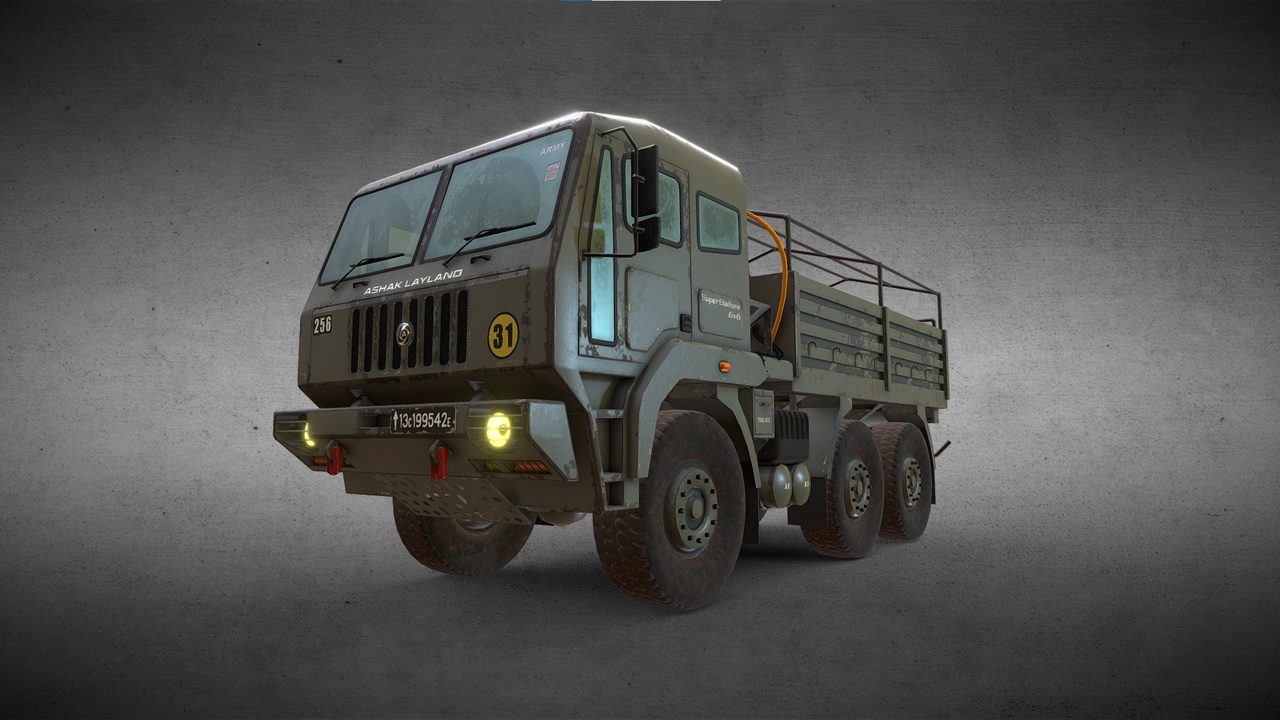 الوسائط 1 للقائمة Military Truck Version 6